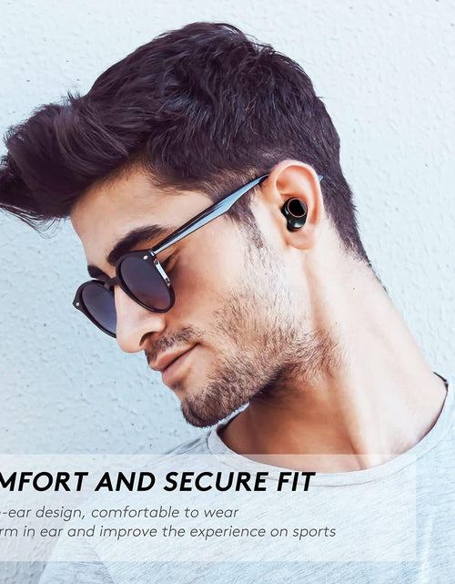 Load image into Gallery viewer, Wireless Earbuds Bluetooth 5.1 Headphones with Superior Stereo Sound, High Dynamic Range &amp; Bass Boosted, IPX7 Waterproof Earphones, 80Hr Playtime with Charging Case, Touch Control In-Ear Headset W/Mic
