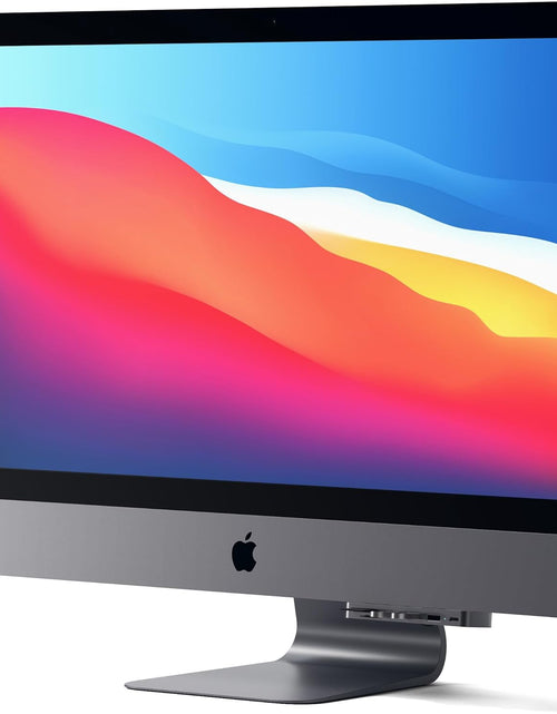Load image into Gallery viewer, Aluminum Type-C Clamp Hub Pro with USB-C Data Port, USB-A 3.0 Data, Micro/Sd Card Reader - Compatible with 2020/2019/2017 Imac &amp; Imac Pro, Does Not Fit 2021 Imac (Space Gray)
