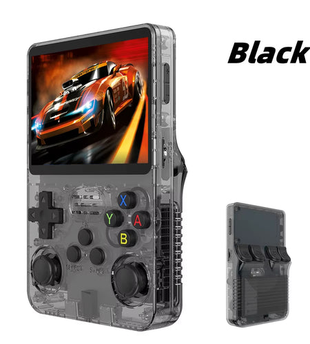 R36S Retro Video Handheld Game Console Linux System 3.5 in IPS Screen 3000Mah Battery 64G/128G TF Card Preinstalled Games