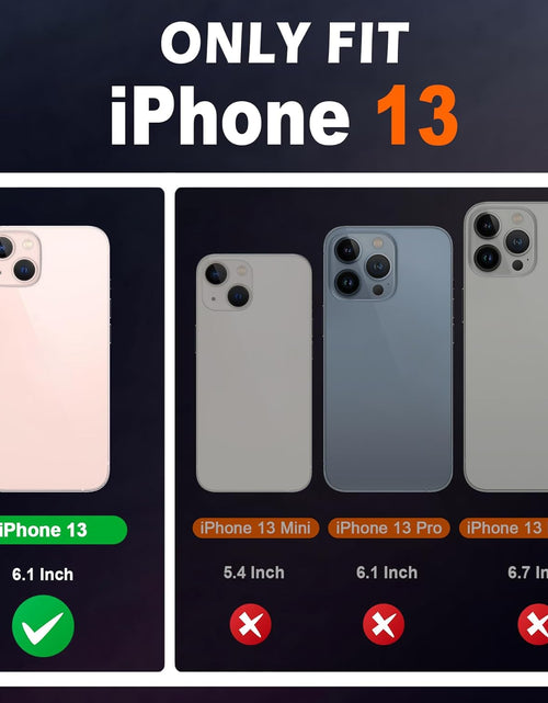 Load image into Gallery viewer, Case for Iphone 13, Genuine Leather Iphone 13 5G Wallet Folding Case with Kickstand RFID Blocking Card Slots Magnetic Shockproof Case Compatible with Iphone 13 5G (6.1" 2021) - Midnight Green
