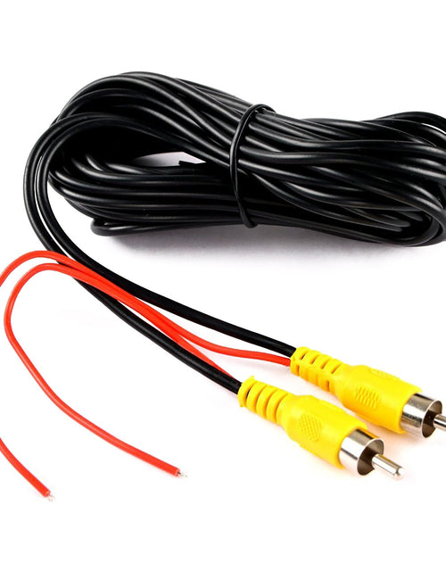 Load image into Gallery viewer, Backup Camera RCA Video Cable,Car Reverse Rear View Parking Camera Video Cable with Detection Wire (33FT/10 Meters)
