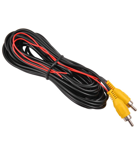 Backup Camera RCA Video Cable,Car Reverse Rear View Parking Camera Video Cable with Detection Wire (33FT/10 Meters)
