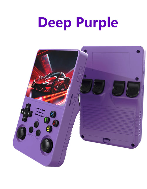 Load image into Gallery viewer, R36S Retro Video Handheld Game Console Linux System 3.5 in IPS Screen 3000Mah Battery 64G/128G TF Card Preinstalled Games
