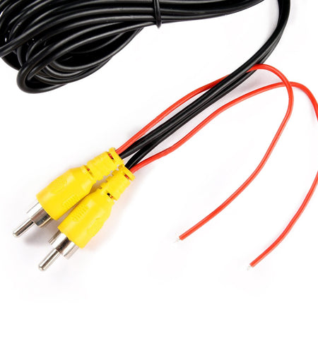 Backup Camera RCA Video Cable,Car Reverse Rear View Parking Camera Video Cable with Detection Wire (33FT/10 Meters)
